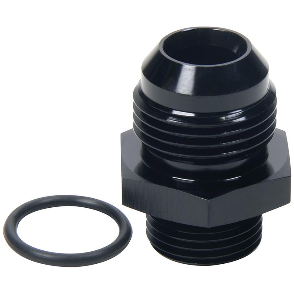 Allstar Performance Adapter Fittings ALL49853 and Adapters, Straight, Aluminum, Black Anodized, -12 AN Male AN, -10 AN O-ring Male AN O-ring, Each