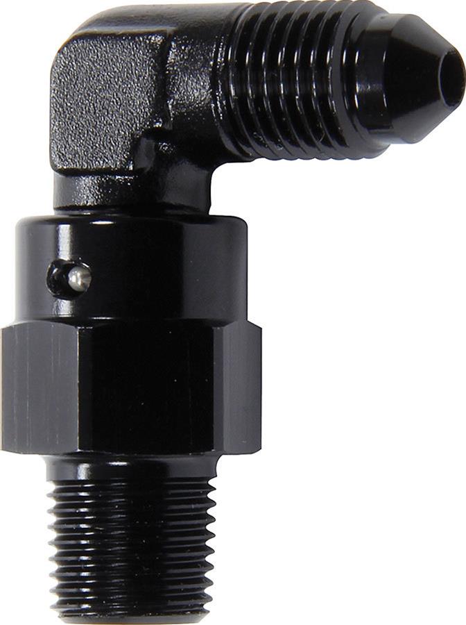 Allstar Adapter Fitting -4 to 1/8 NPT 90 Deg Allstar Adapter Fitting -4 to 1/8 NPT 90 Deg