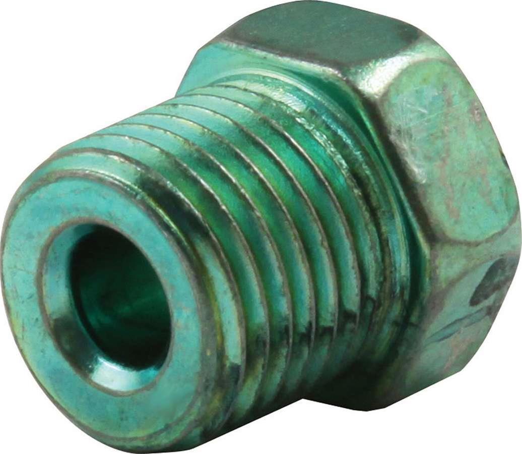 Allstar Performance Inverted Flare Nuts ALL50114 Tube Nuts, Flare, 3/16 in. Tube, 1/2-20 in. Nut, Steel, Green, Pair