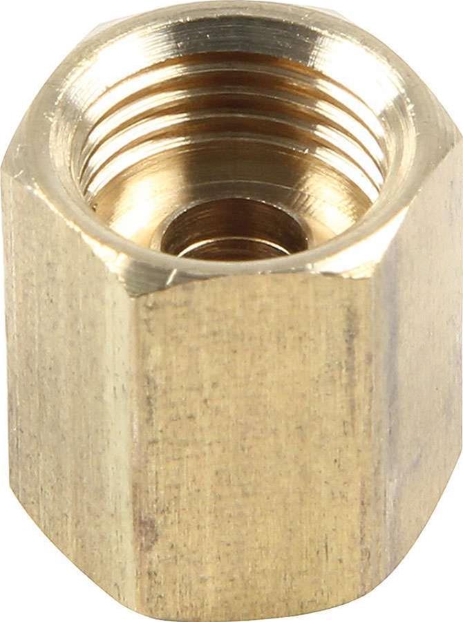 Allstar Performance Inverted Flare Unions ALL50131 Fittings, Unions, Brass, Female 7/16 in.-24 to Female 1/4 in. Flare, Set of 4