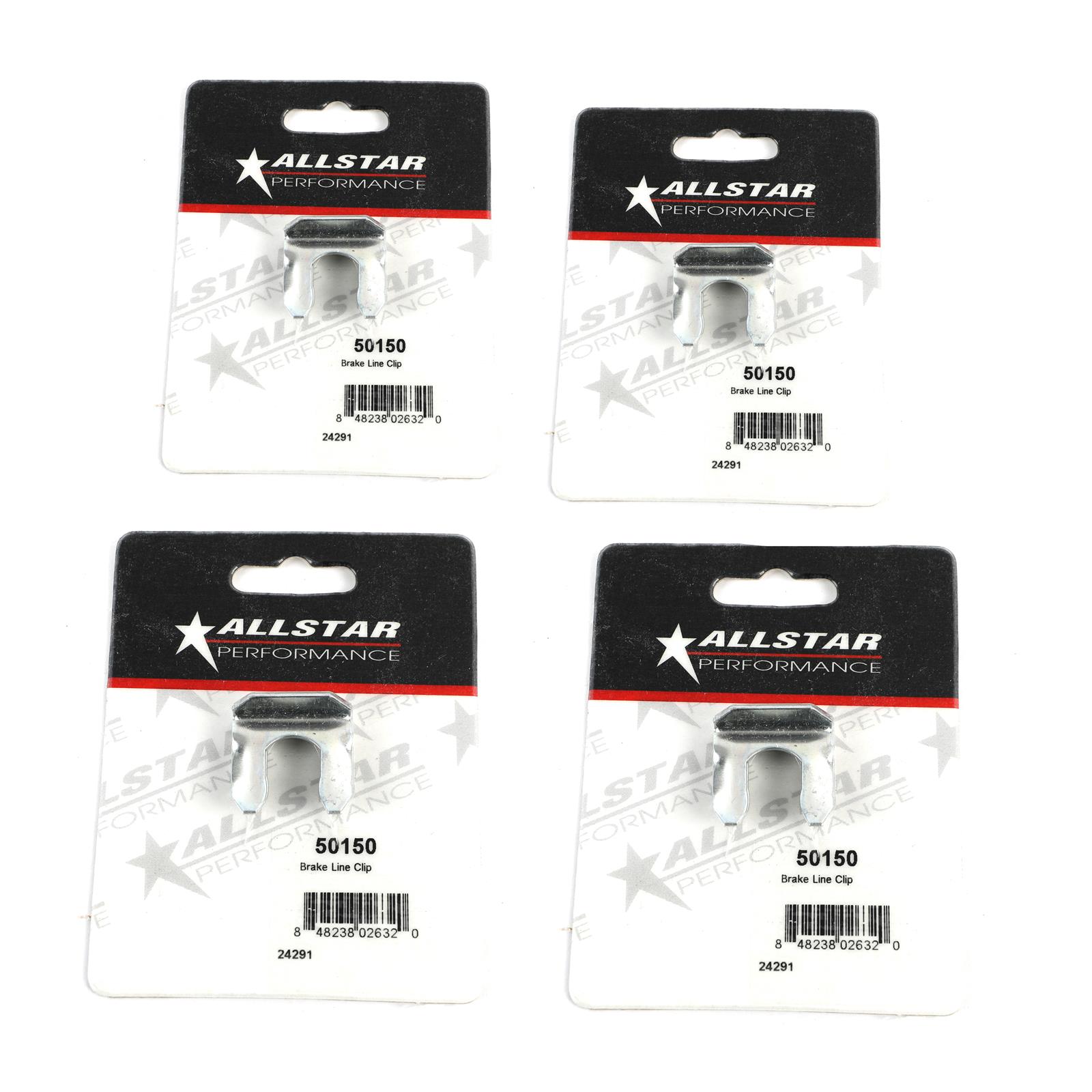 Allstar Performance Brake Line Retaining Clips ALL50150 Clips, Set of 4