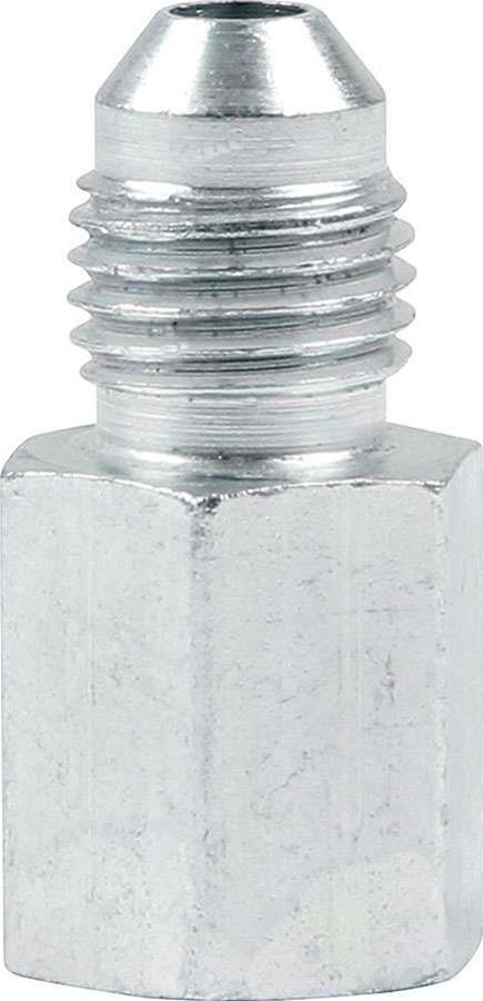 Allstar Performance AN Flare Adapter Fittings ALL50199 and Adapters, Fittings, Straight, Steel, Zinc Color, -3 Male AN, 1/8 in. NPT Female NPT, Each