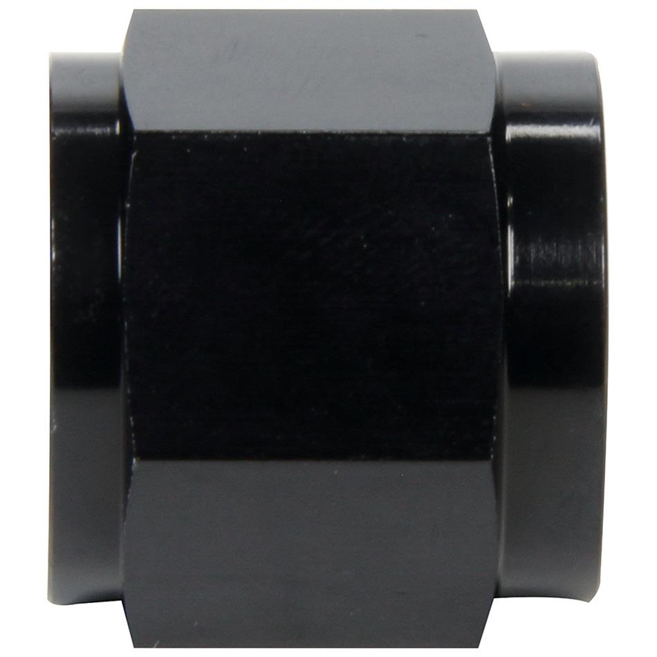 Allstar Performance Tube Nuts ALL50323 Nut, -8 AN, 1/2 in. Tubing, Black Anodized, Each