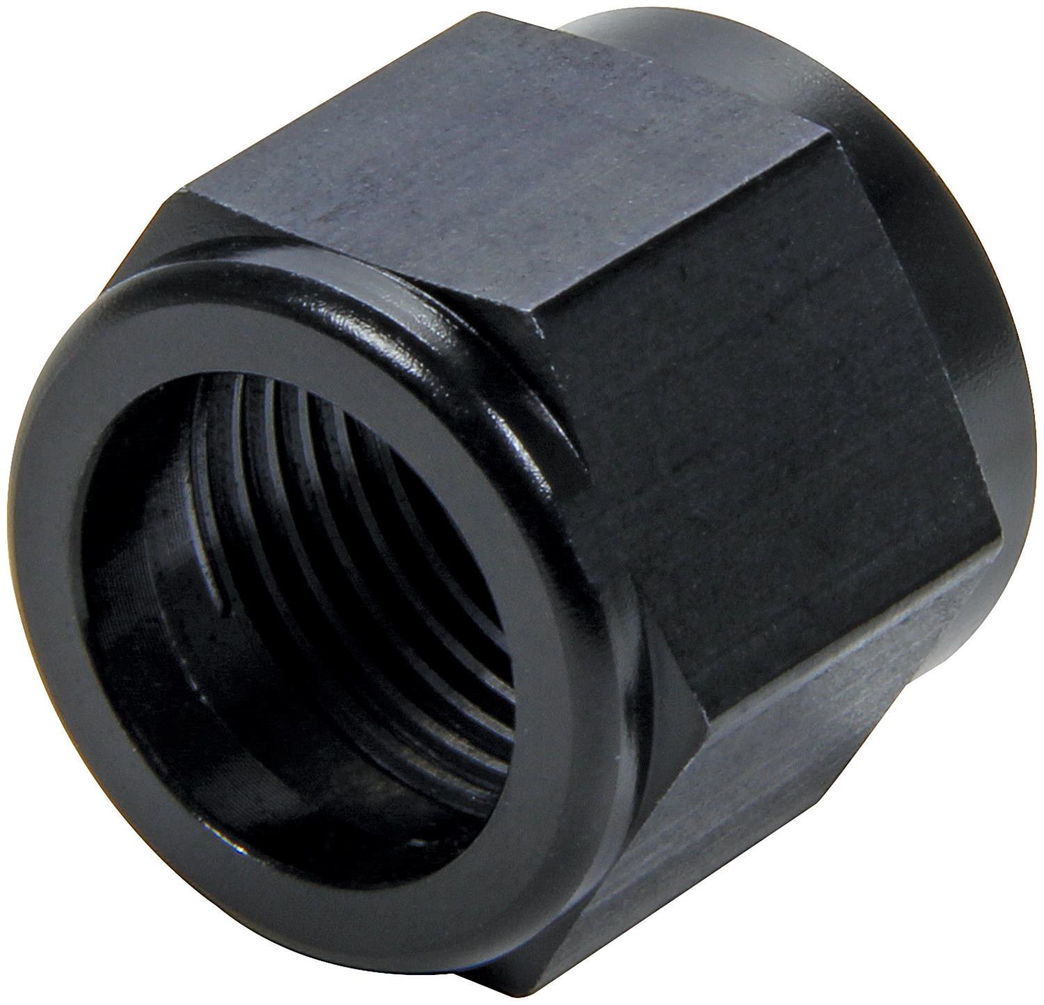 Allstar Performance Tube Nuts ALL50324 Nut, -10 AN, 5/8 in. Tubing, Black Anodized, Each