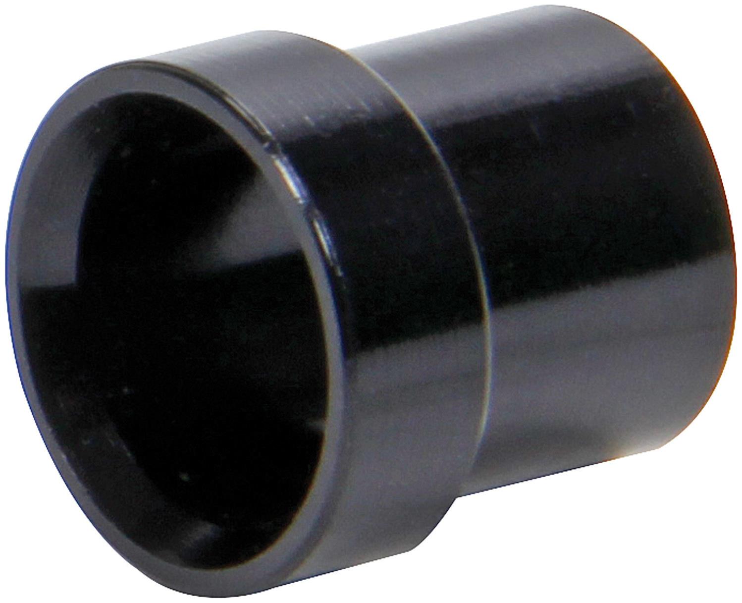 Allstar Performance Tube Sleeves ALL50332 Sleeves, Aluminum, Black Anodized, -6 AN, Pair