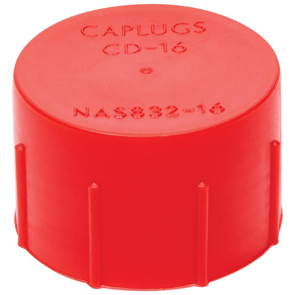 Allstar Performance AN Cap Fittings ALL50807 Caps, Plastic, Red, -16 Female, Set of 10