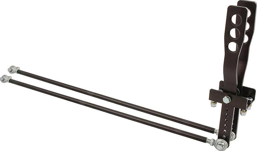 Allstar Performance Aluminum Shifter Assemblies ALL54120 Manual Shifter, Black Anodized, 2-Lever Model, Kit