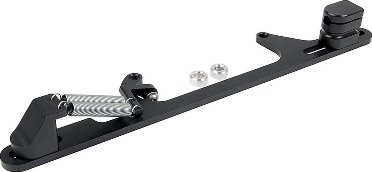 Allstar Performance Throttle Return Spring Brackets ALL54241 billet aluminum throttle bracket securely mounts and holds throttle cable with a 5/16 in s