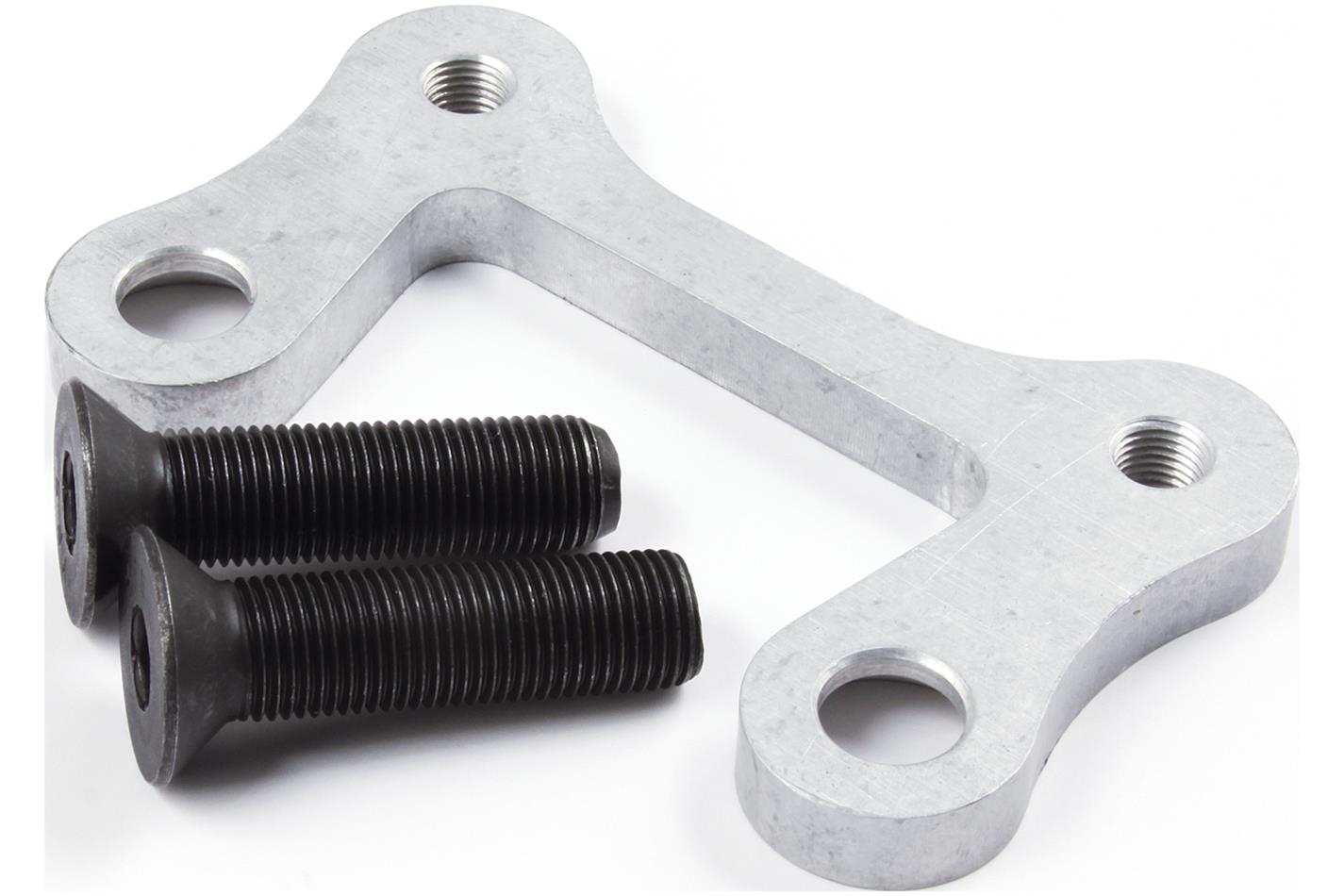 Allstar Performance Aluminum Caliper Brackets ALL55072 Brake Mounting Brackets, Aluminum, Natural, Fits 10.125 in. Rotors, Front Left/Front Right, Each