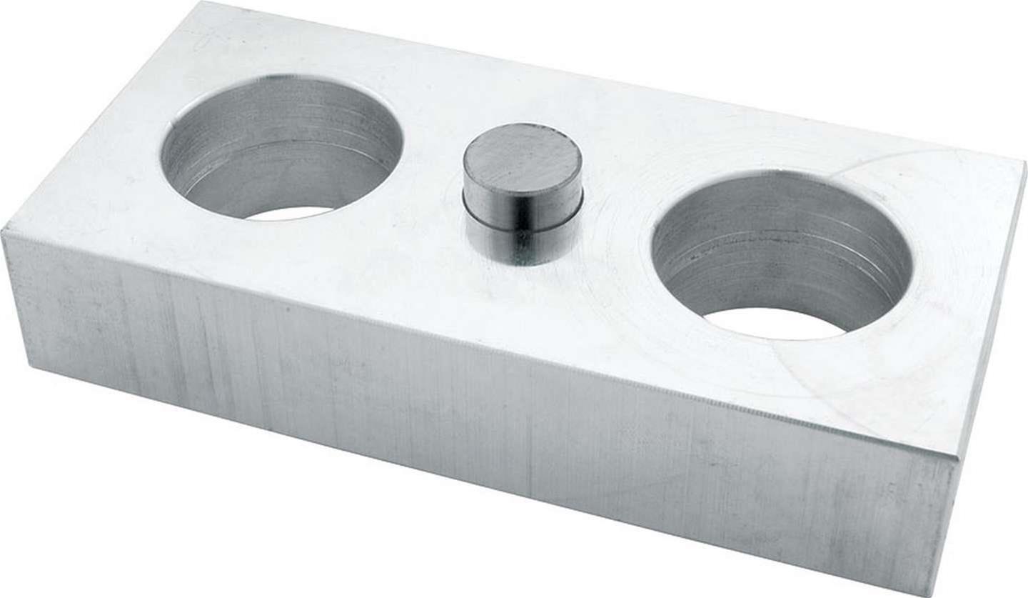 Allstar Performance Lowering Blocks ALL56061 Block, Aluminum, 1 in. Thick, 2.5 in. wide, 5 in. Long, 5/8 in, Pin Diameter, Each