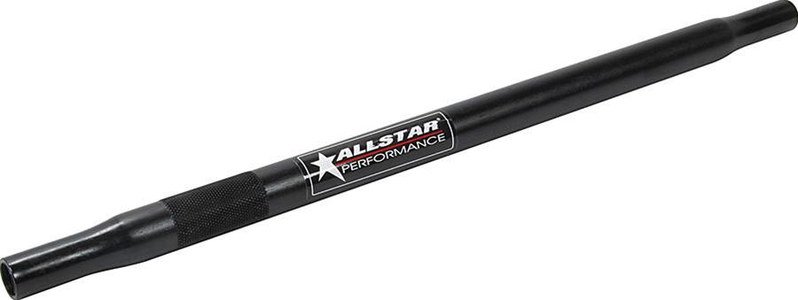 Allstar Performance Steel Suspension Tubes ALL57090 Threaded Tube, Tube, Swedged, 1/2-20 in. RH/LH Thread, Steel, Black Anodized, 23.0 in. Length, Each