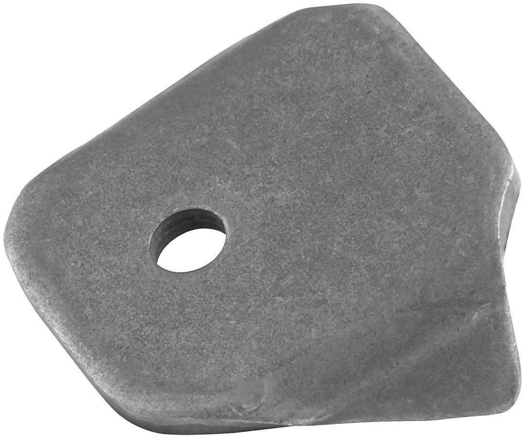 Allstar ALL60010-25 1-1/8 Tall 1/8 Thick 1/4 Hole 9/16 Radius Chassis Tab Mild Steel Center Hole Height, Pack of 25 