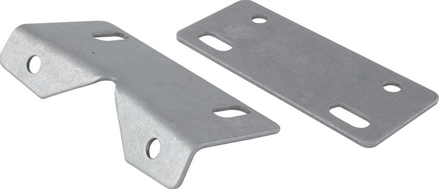 Allstar Performance Heavy-Duty Seat Mount Brackets ALL60032 Brackets, Fixed Mount, Steel, Natural, Drive Side, Universal, Set
