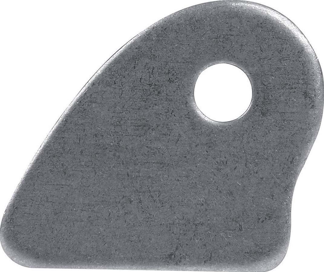 Allstar Performance Chassis Tabs ALL60076 Tab, Steel ,Natural, 1/8 in. Thick, 3/8 Hole, Set of 4