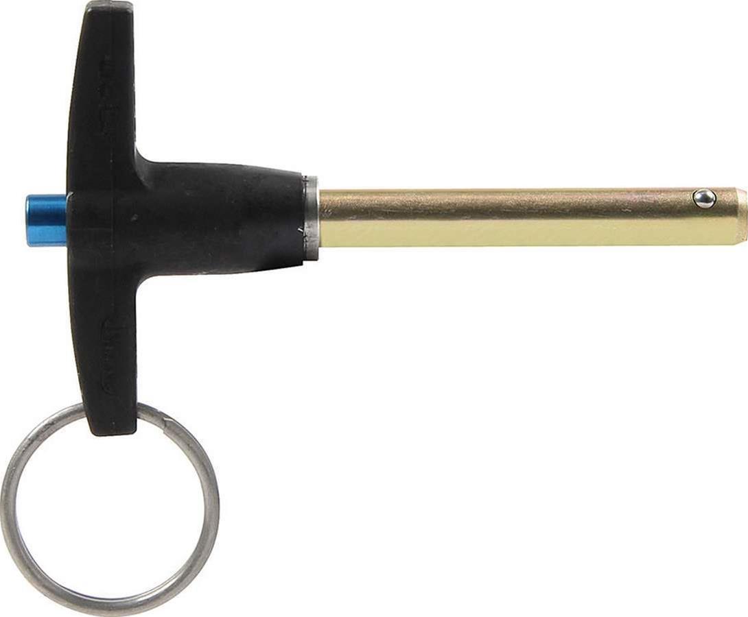 Allstar Performance Quick-Release Pins ALL60301 Pin, Quick-Release, 8,200 lbs. Double Shear Load, 4130 Steel, Gold Iridited, 1/4 in. Diameter, 1.5 in. Length