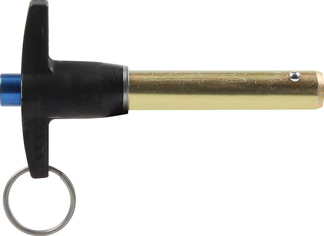 Allstar Performance Quick-Release Pins ALL60318 Quick Release Pins, 4130 Steel, Gold Iridited, Pin Length 2 in., Pin Diameter 0.50 in., Each