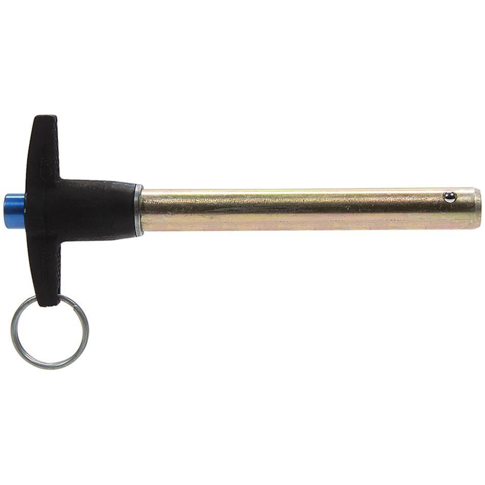 Allstar Performance Quick-Release Pins ALL60324 Quick Release Pins, 4130 Steel, Gold Iridited, Pin Length 3.5 in., Pin Diameter 0.50 in., Each