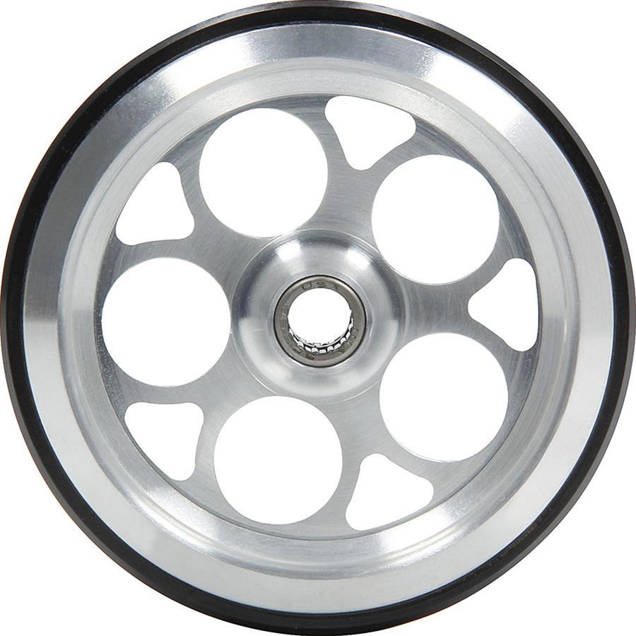 Allstar Performance Wheelie Bar Wheels ALL60513 Wheel, Replacement Part, 5-hole Design, 4 in. Diameter, With Bearing, 1.250 in. Wide Mount, Each