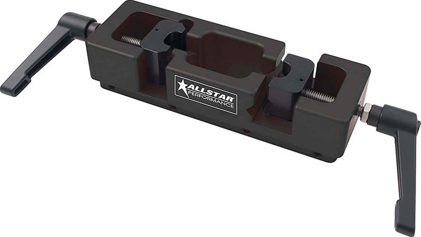 Allstar Performance Shock Tuning Tools & Kits ALL64264 The all in one shock workstation holds shock bodies in the upright position for ease of shaft removal or assem