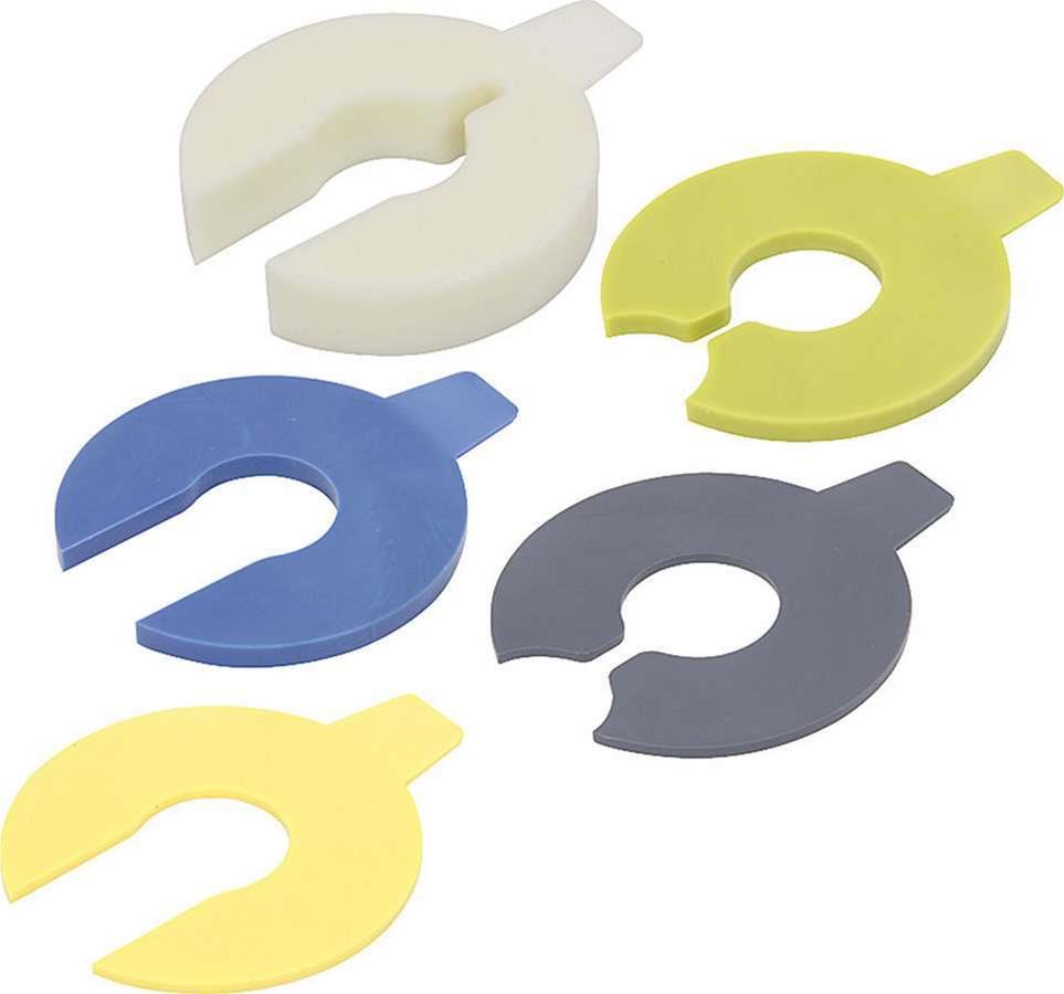 Allstar Performance Bump Stop Components ALL64400 Shock Components, Shims, Assortment of U-shaped and Semi-solid Shims, 14mm Shock Shaft Diameter, Set of 18