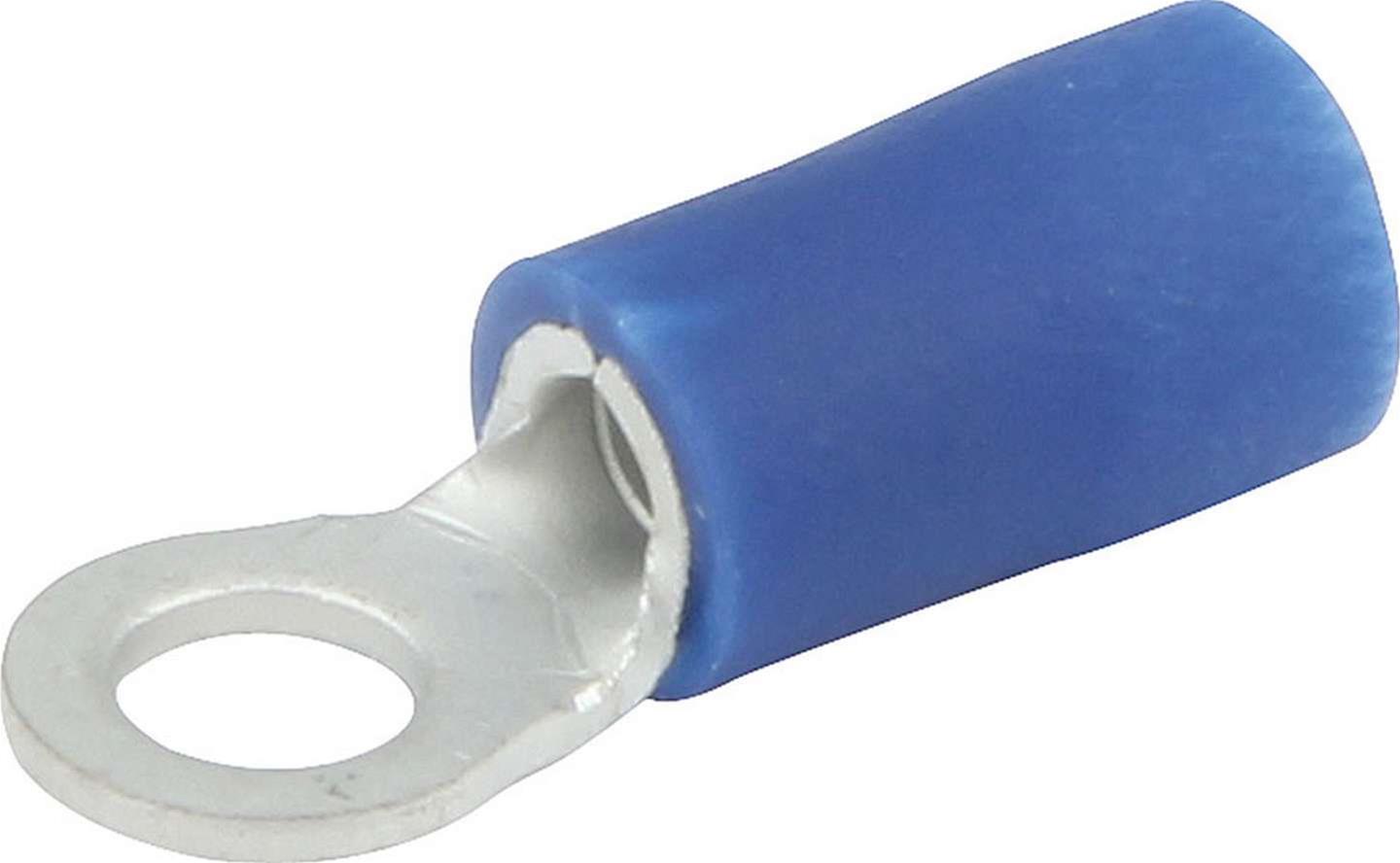 Allstar Performance Terminal Connectors ALL76041 Electrical Wiring Connectors, Tin Plated Copper, #6 Stud Ring, Male, PVC Insulated, 14-16 Gauge, Set of 20