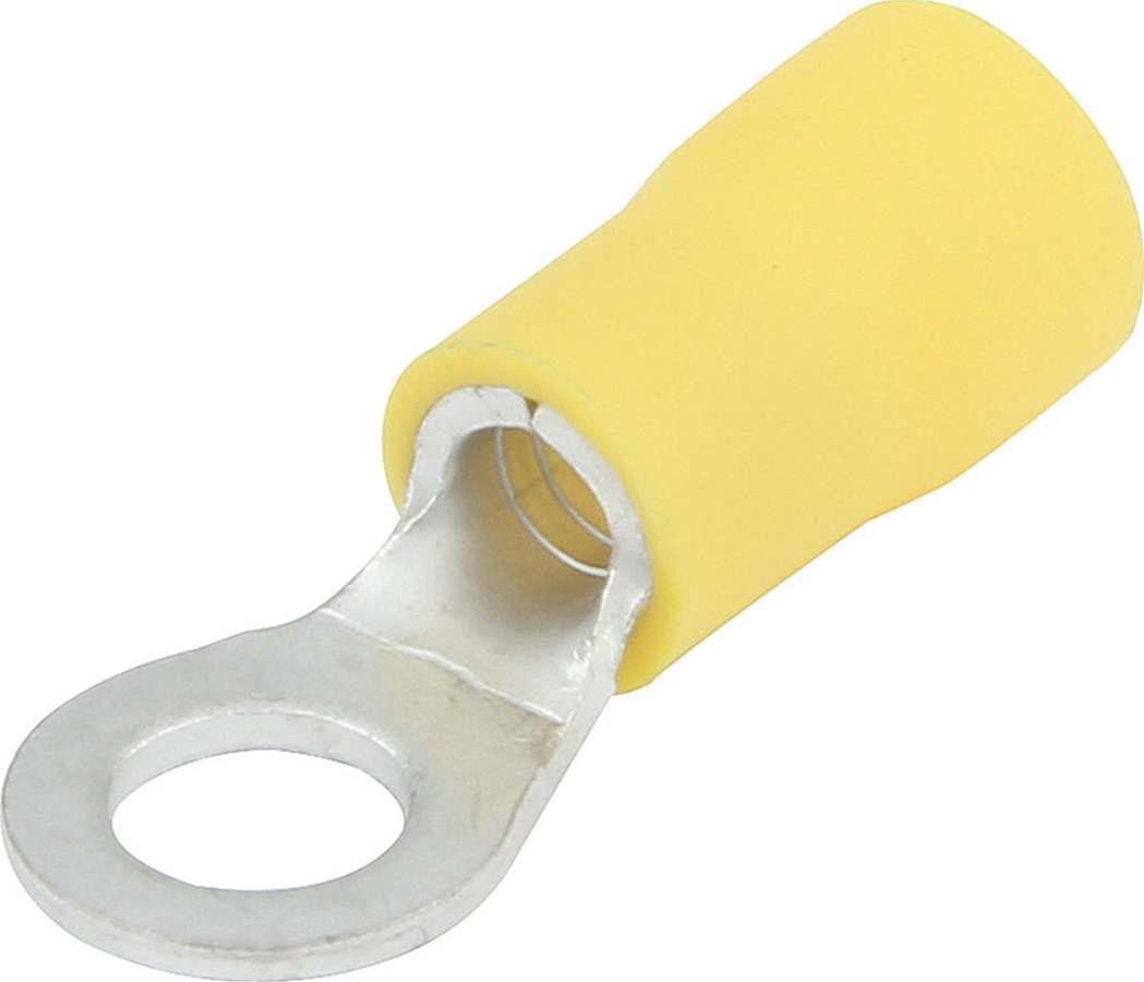 Allstar Performance Terminal Connectors ALL76053 Electrical Wiring Connectors, Tin Plated Copper, #10 Stud Ring, Male, PVC Insulated, 10-12 Gauge, Set of 20