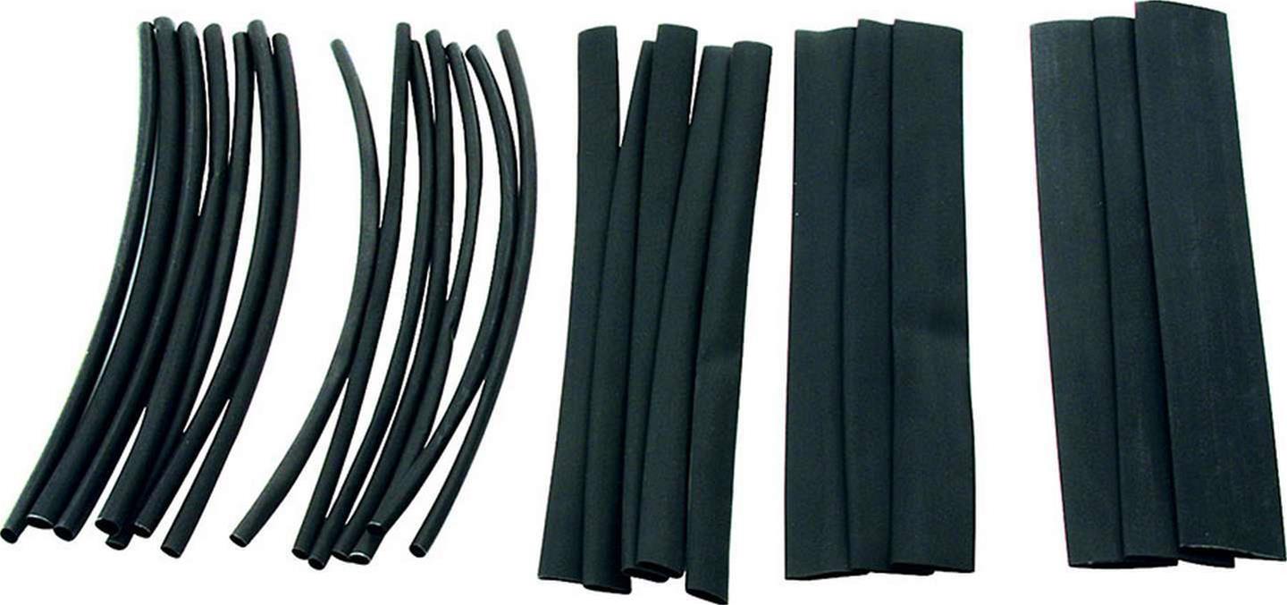 Allstar Performance Heat Shrink Tubing ALL76160 Wiring, Sleeves, Black, Set of 30