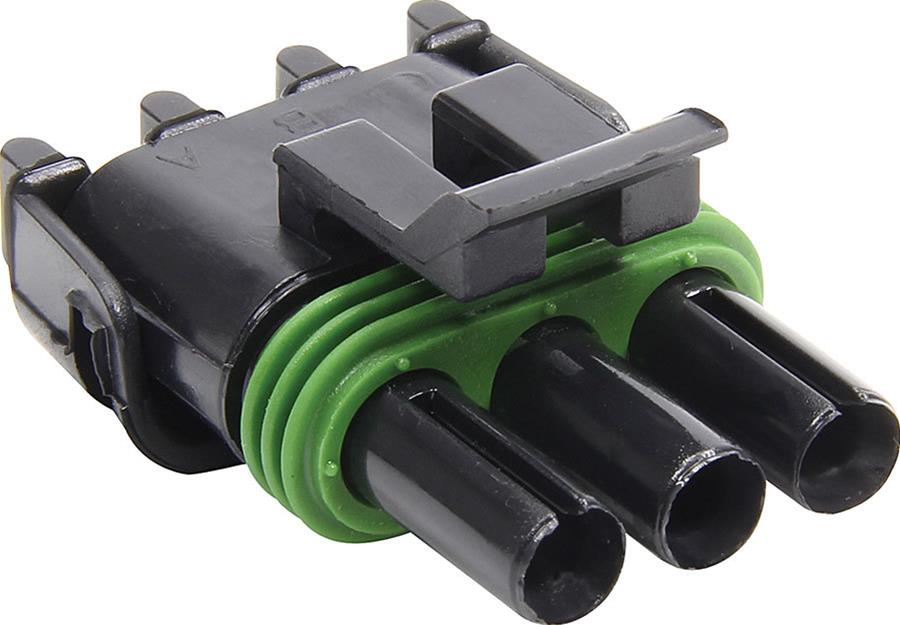 Allstar Performance Weatherpack Connector Housings ALL76292 Wiring Replacement Parts, Housing, Tripe Pin, Female, Each