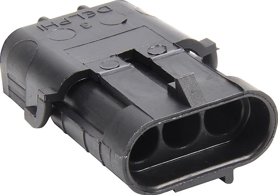 Allstar Performance Weatherpack Connectors ALL76293 Housing, Connector Replacement Part, 3-pin Male Shroud, Each