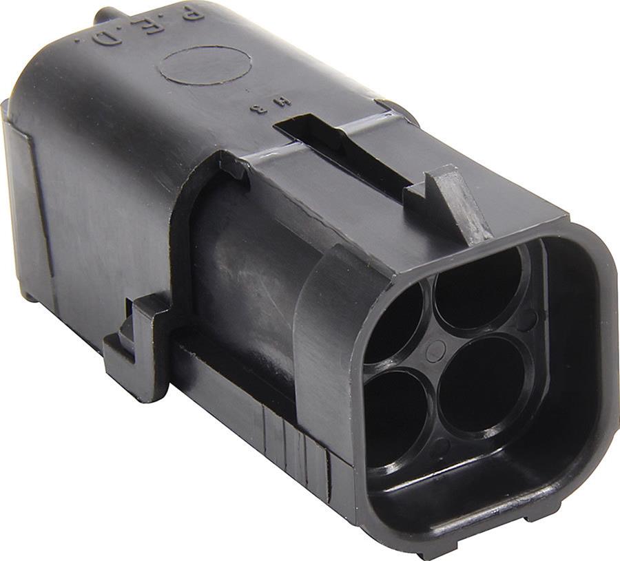 Allstar Performance Weatherpack Connector Housings ALL76297 Wiring Replacement Parts, Weatherpack, Housing, 4 Pin, Male, Square, Each