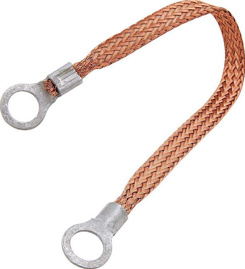 Allstar Performance Ground Straps ALL76328-24 Strap, 12-gauge, Copper, 1/2 in. Ring Terminals, 24.00 in. Length, Each