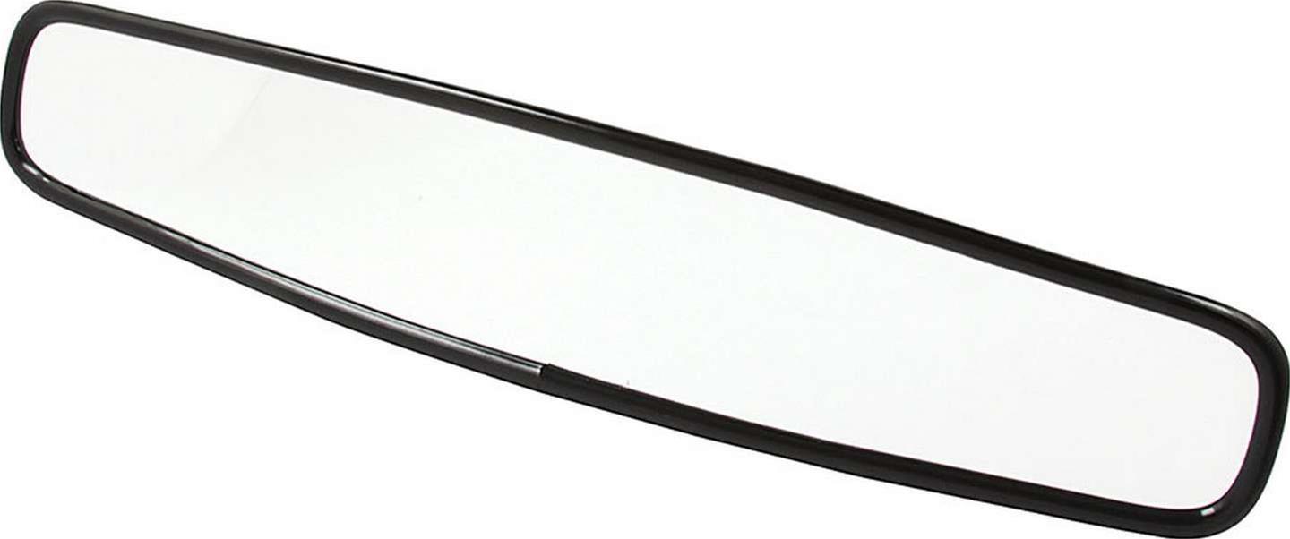 Allstar Performance Convex Mirrors ALL76407 Mirror, Rear View, Convex, Oval, Manual Adjustment, Black Plastic Housing, 17 in. x 3 in., Each