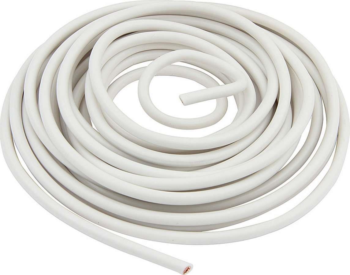 Allstar Performance Primary Electrical Wire ALL76572 Wire, 10-Gauge, 10 ft. Long, White, Each