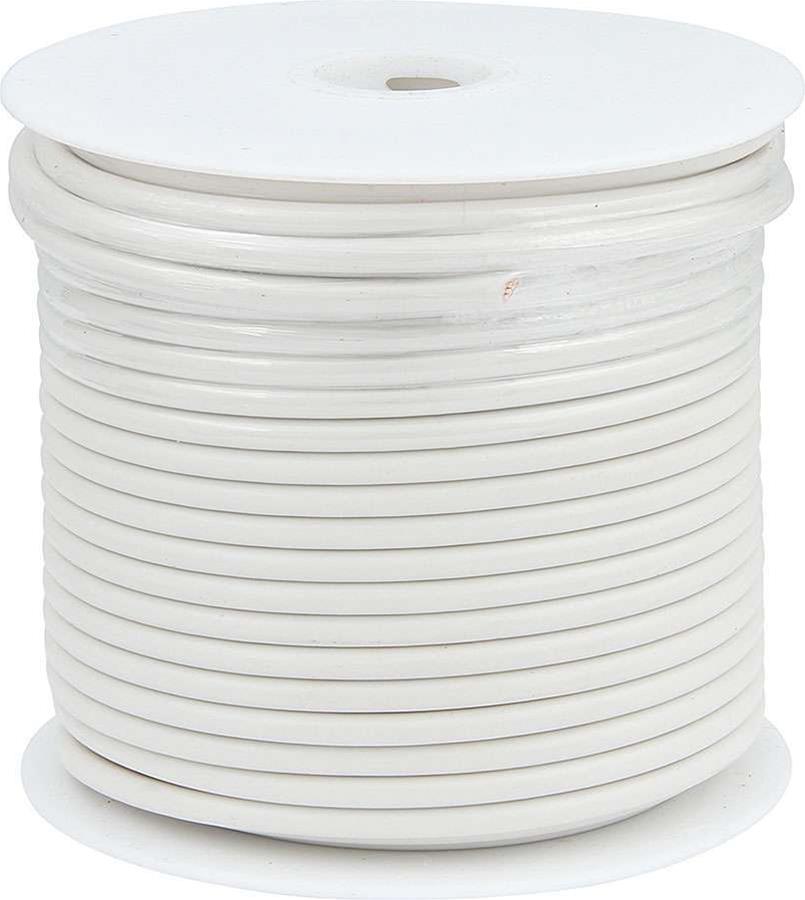 Allstar Performance Primary Electrical Wire ALL76577 Wire, 10-Gauge, 75 ft. Long, White, Each