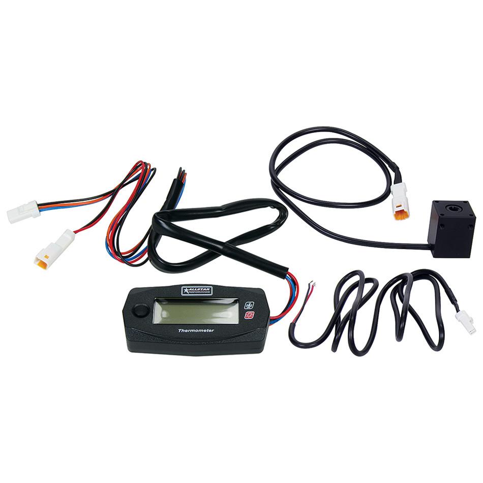 Allstar Performance Tire Pressure Gauges and Inflators ALL80085 Gauge, Digital Temp Gauge Complete Kit