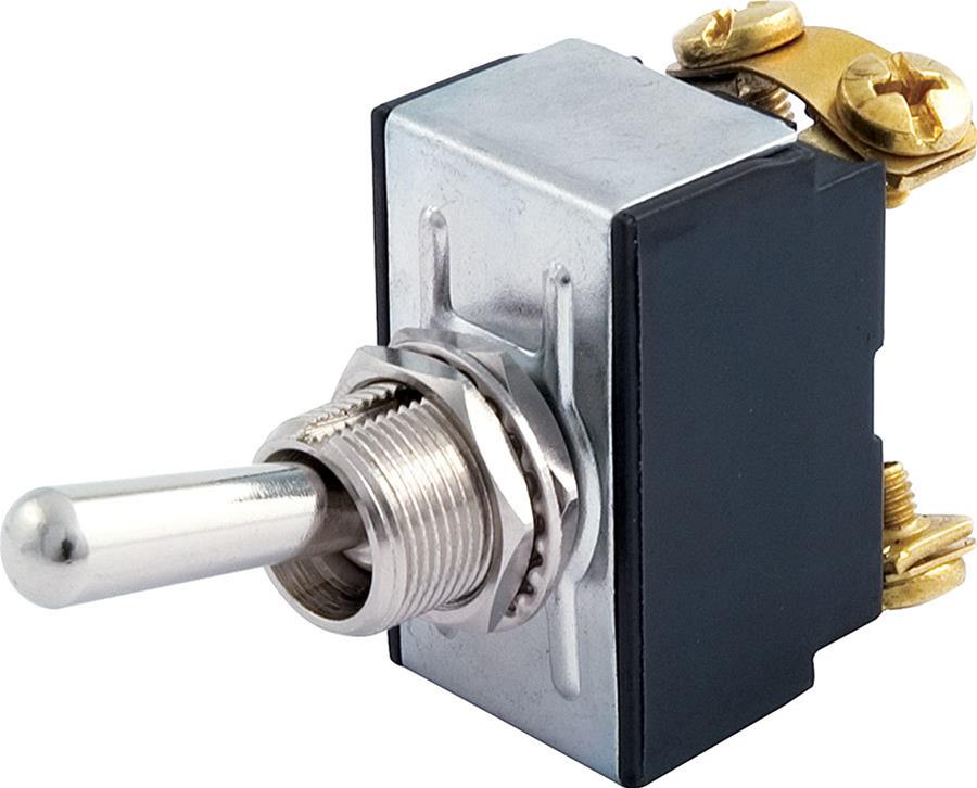 Allstar Performance Heavy-Duty Toggle Switches ALL80175 Switch, Heavy-Duty, Toggle, Constant, Universal, Steel/Plastic, 20 Amps, Each