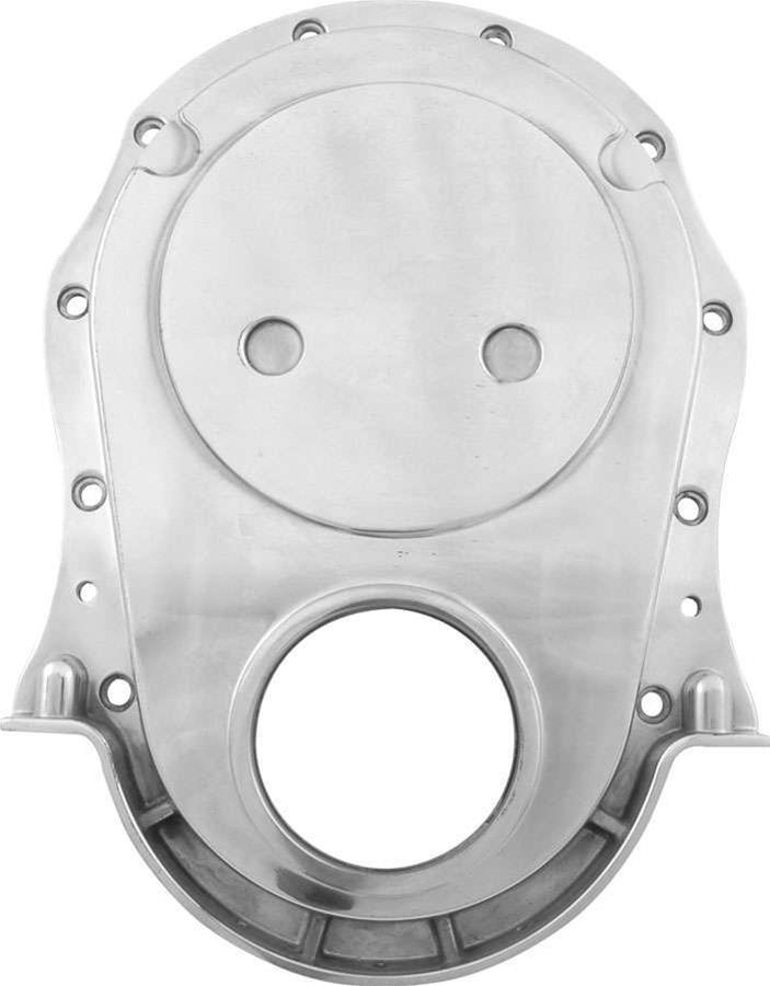 Allstar Performance Timing Covers ALL90009 Cover, 1-Piece, Aluminum, Polished, Chevy, Big Block, Each