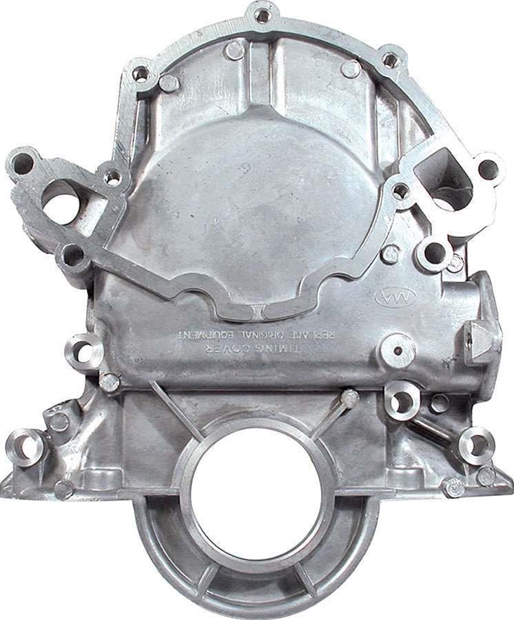 Allstar Performance Timing Covers ALL90014 Cover, 1-piece, Early Style, Aluminum, Natural, Ford, Small Block, Each