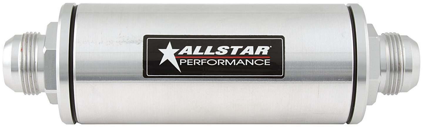 Allstar Performance Inline Oil Filters ALL92040 Filter, Inline, -16 AN O-ring, Male Threads, 2.5 in. O.D., 7.75 in. Length, Each