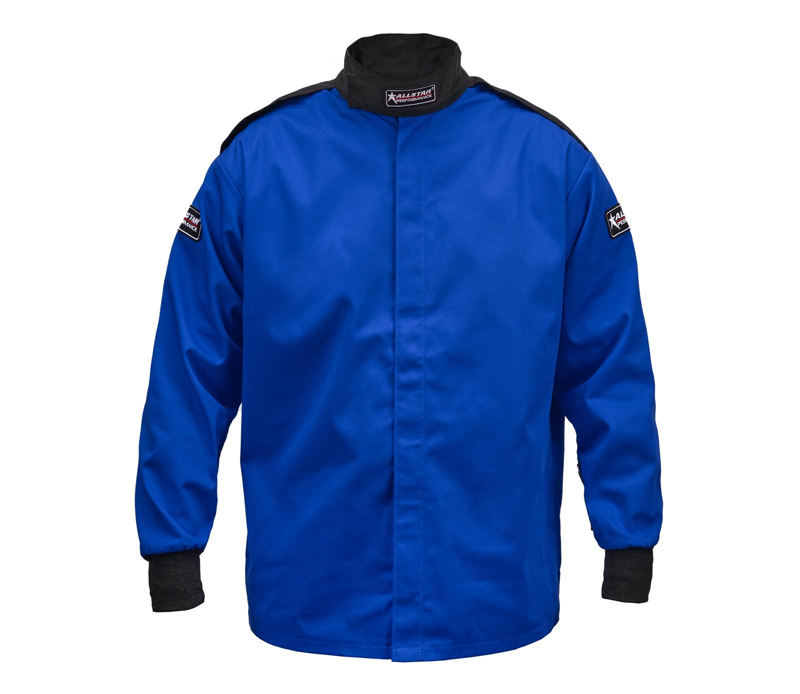 Allstar Performance Single-Layer Driving Jackets ALL931127 Jacket, SFI 3.2A/1, Single Layer, Pyrovatex, Blue, 3X-Large, Each