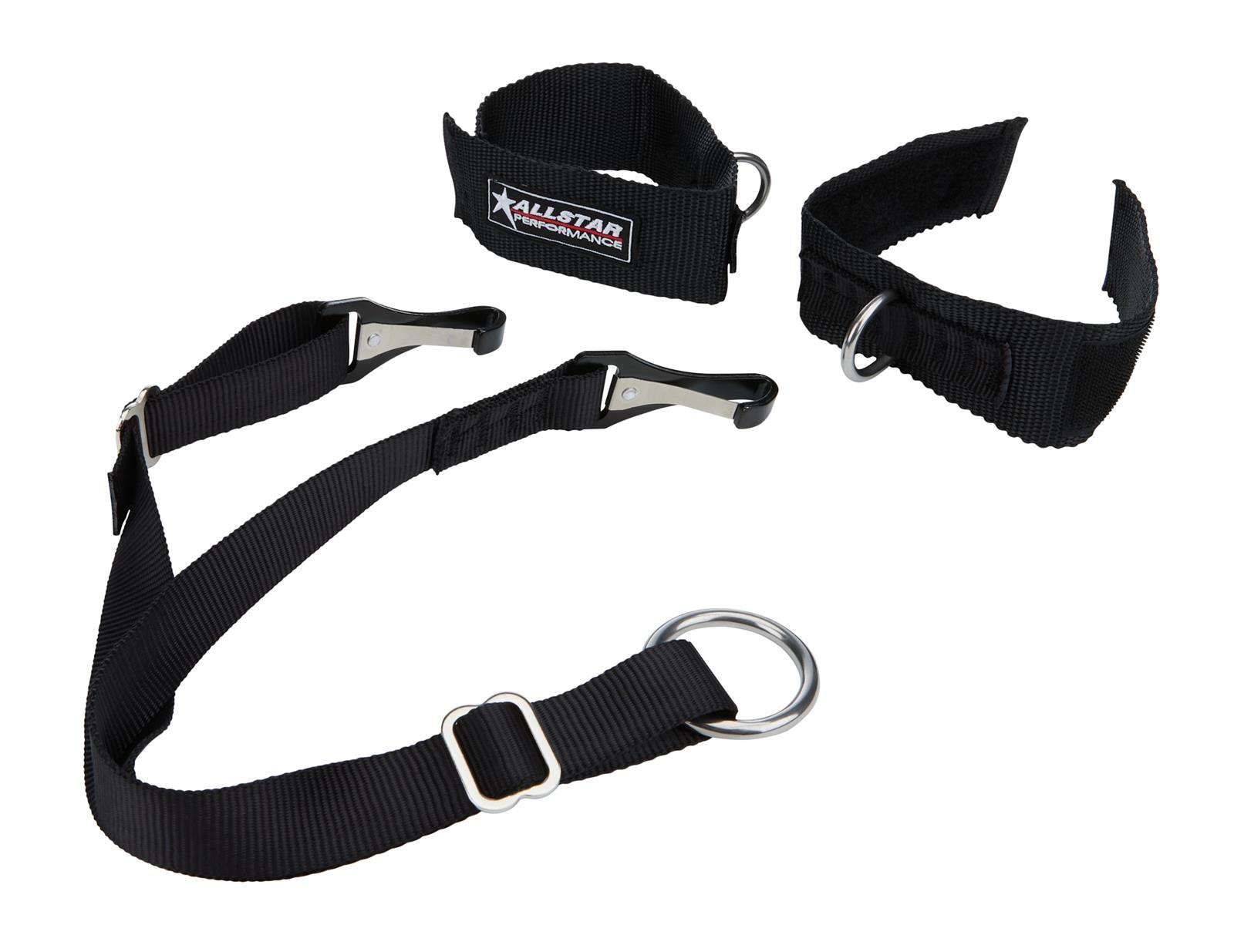 Allstar Performance Arm Restraints ALL991312 SFI H&L Adult Black