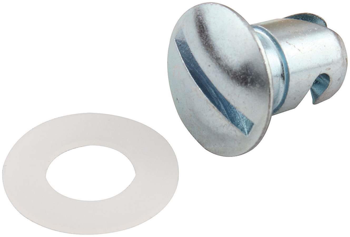 Allstar Performance Wheel Cover Kit Replacement Components ALL99165 Components, Quick-Release Fasteners, Replacement, Aluminum, Clear Anodized, Set of 3