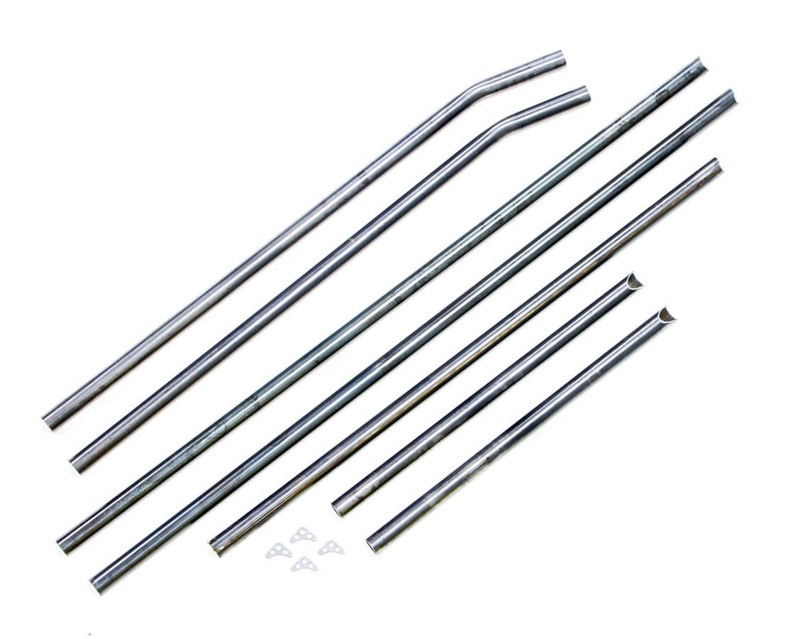 Allstar Performance 8-Point Roll Bar Kits ALL99619 Bars and Cages, Upgrade Kit, Steel, Natural, 6-Point, Drage Race, Kit