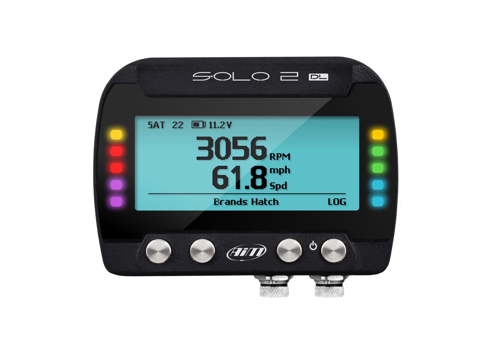 贈り物 2 Solo Sports AiM X47SOLO2DL01U0 LLC Sports AIM DL Lap GPS アクセサリー