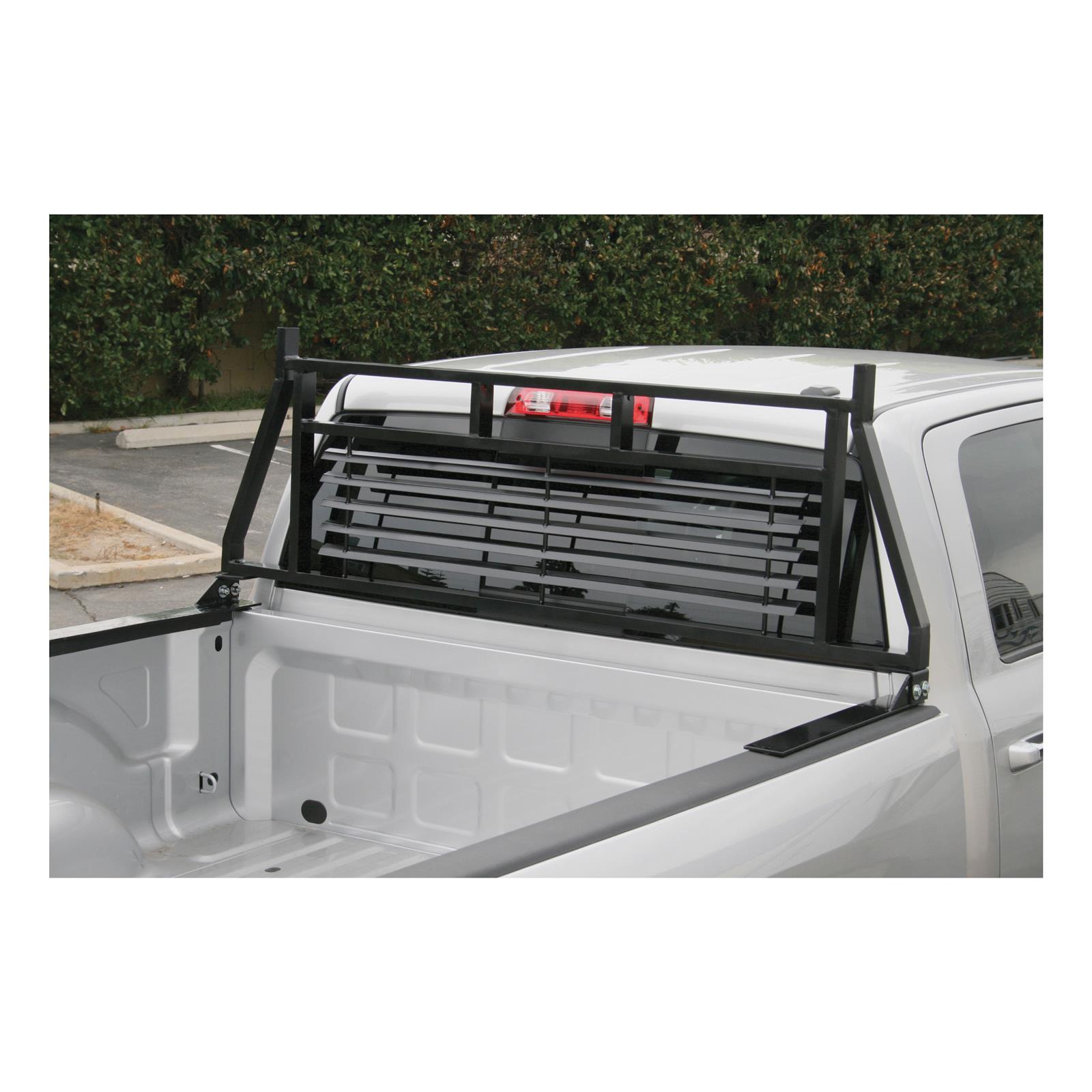 Aries Automotive Classic Headache Racks 111000 Rack, Carbon Steel, Black Powdercoated, Semi-Gloss, 3.00 in. Height, 70.00 in. Length, Chevrolet, Ford, Dodge, GMC, Ram, Each