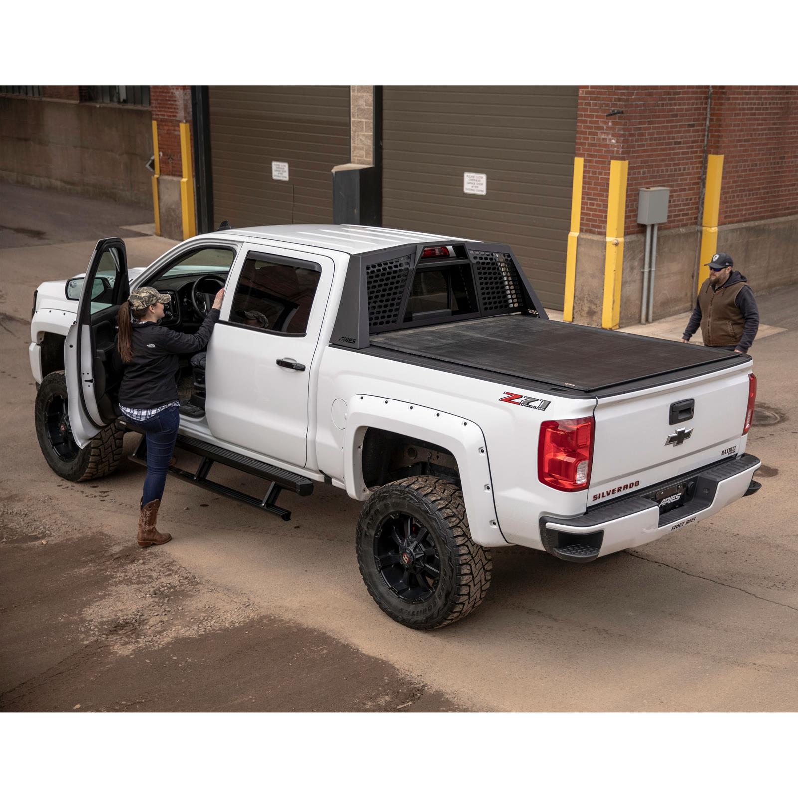 ARIES Automotive Headache Racks and Window Guards 1110110 Rack, Switchback, 15-18 1500/2500/3500 thumbnail 2