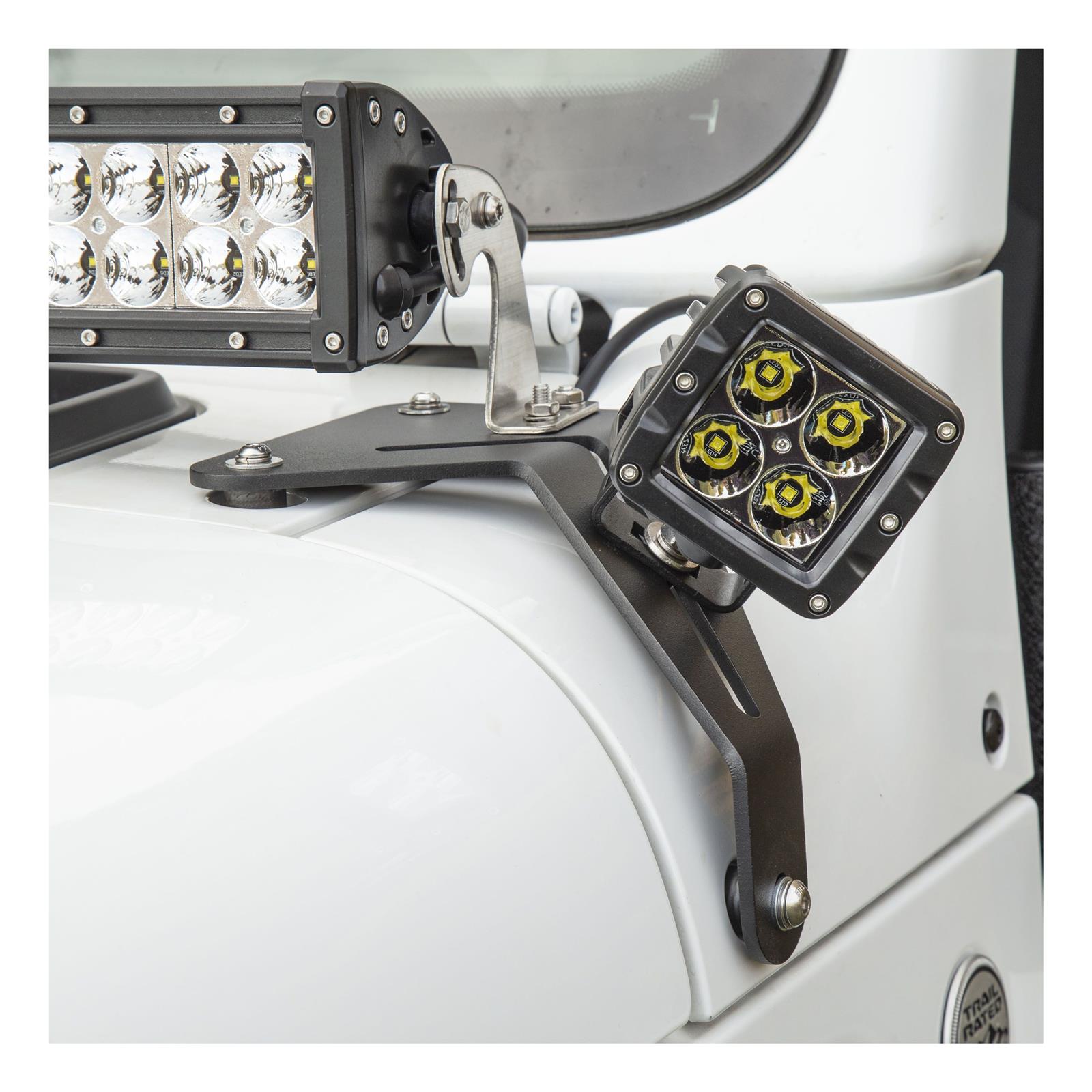 ARIES Automotive Light Mount Brackets 1110313 2018-2019 Jeep Wrangler JL thumbnail 2