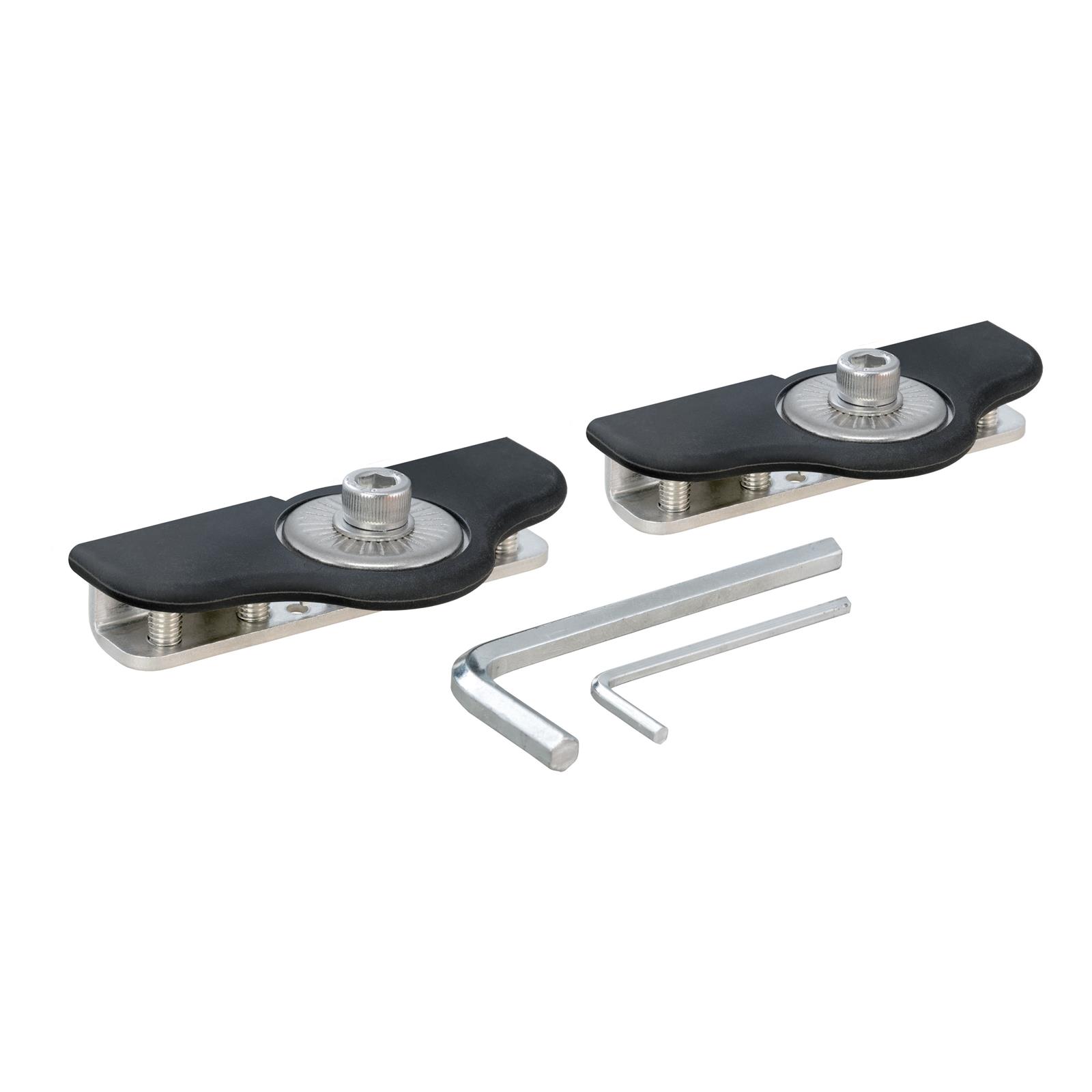 Aries Automotive Universal Clamp-On Hood LED Light Brackets 1110315 Auxillary Mount Brackets, For Led Lights, Stainless, Pair thumbnail 8