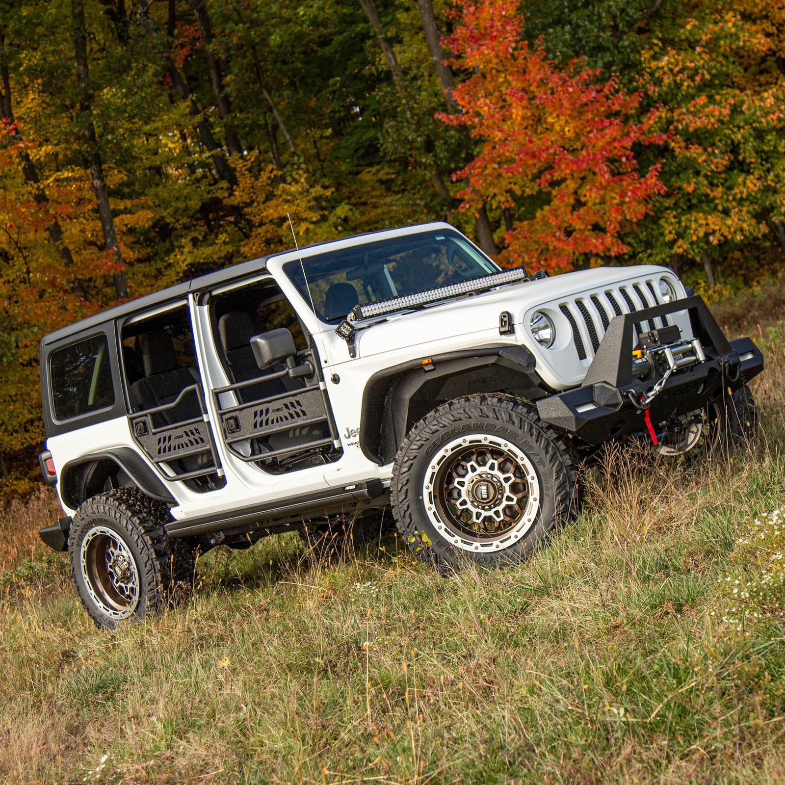 ARIES Automotive Doors 1500200 Tube Doors, Jeep Wrangler JL Front