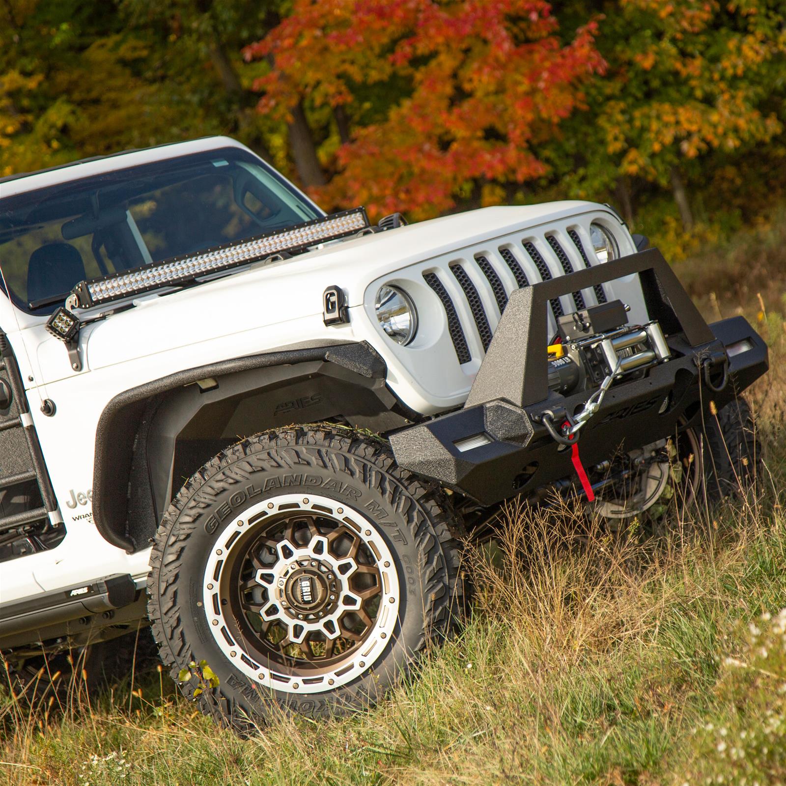 ARIES Automotive - Fenders for 2020-2025 GLADIATOR, 2018-2025 WRANGLER 1500203 2018-2019 Jeep Wrangler JL thumbnail 2